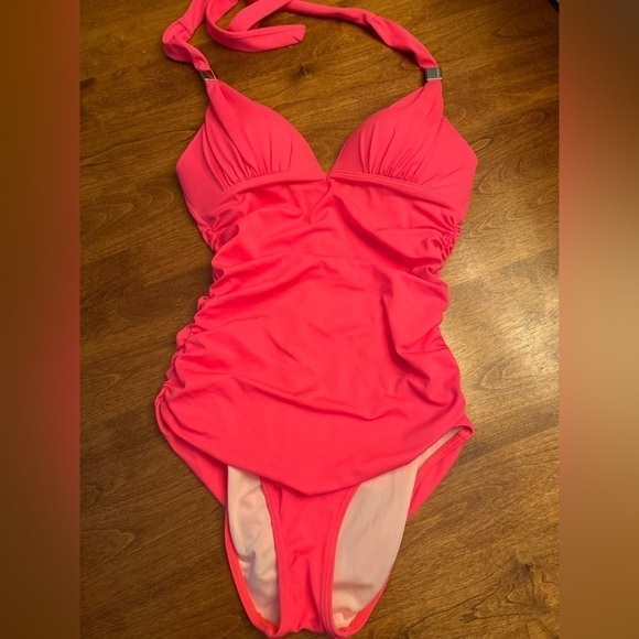 Victoria's Secret Other - Victoria’s Secret Hot Pink Bathing Suit Ladies S/P EUC Summer Pool Beach Chic
